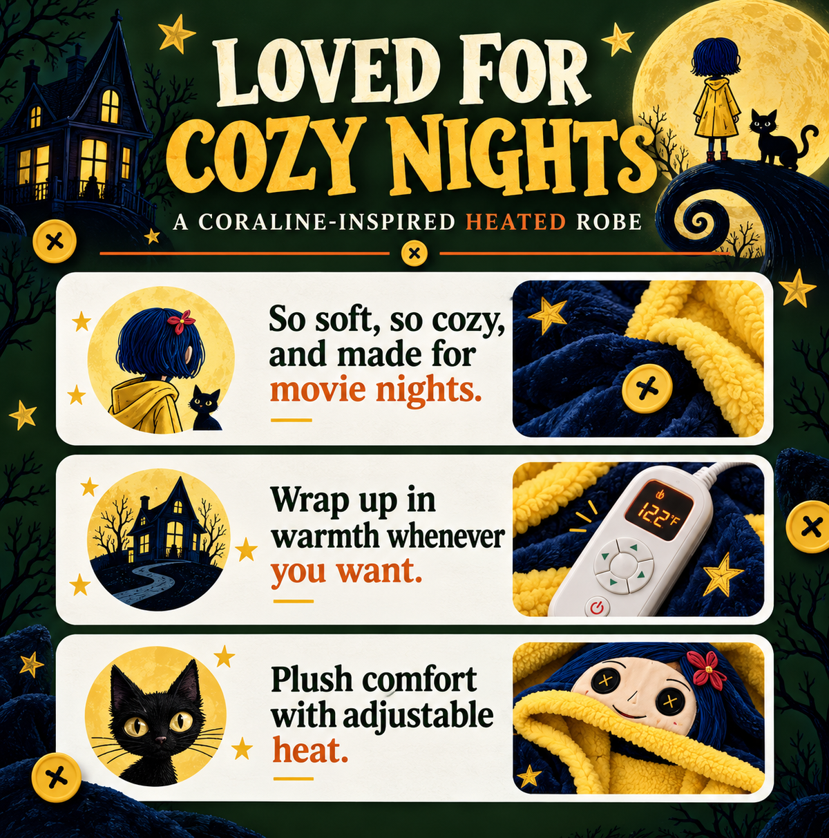 Coraline Heat Robe
